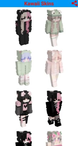 Kawaii Skins For Minecraft для Android — скриншот 2