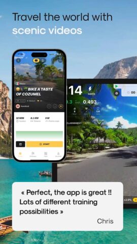 Kinomap: Ride Run Row Indoor для Android — скриншот 2