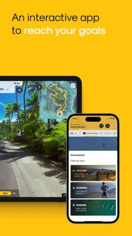 Kinomap: Ride Run Row Indoor для Android — скриншот 3