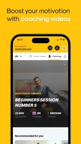 Kinomap: Ride Run Row Indoor для Android — скриншот 5