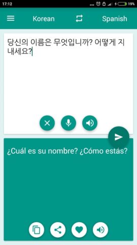 Korean-Spanish Translator для Android — скриншот 2