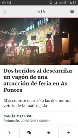 La Voz de Galicia для Android — скриншот 4