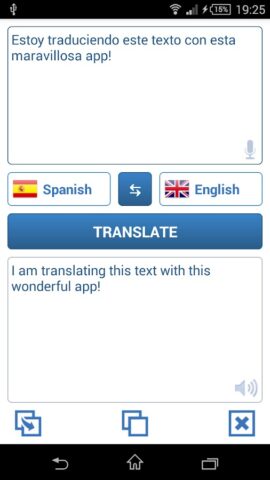 Language Translator для Android — скриншот 1