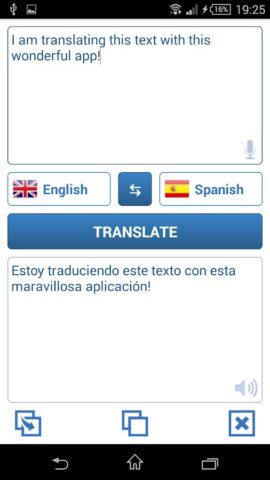 Language Translator для Android — скриншот 2