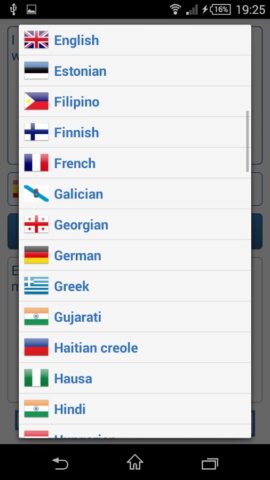 Language Translator для Android — скриншот 3
