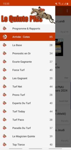 Le Quinte Plus — Pronostics для Android — скриншот 1