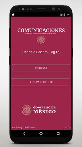 Licencia Federal Digital для Android — скриншот 1