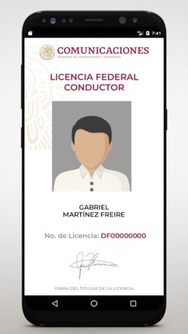 Licencia Federal Digital для Android — скриншот 3