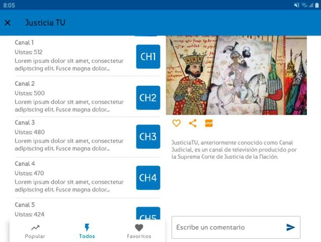 Tv En Vivo для Android — скриншот 5