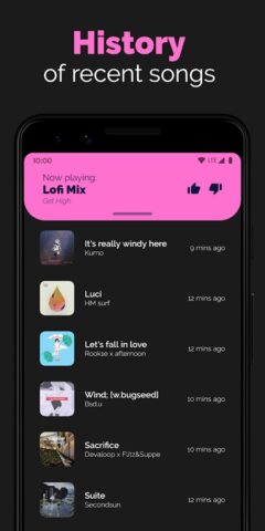 Lo-fi 24/7 Hip Hop Radio — Rel для Android — скриншот 3