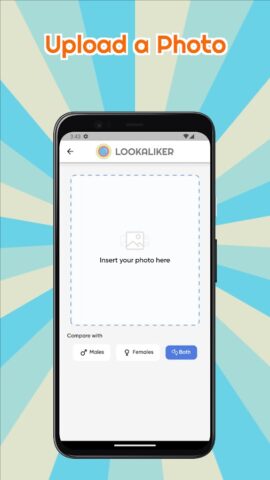 Lookaliker: Найдите двойников для Android — скриншот 1