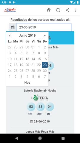 Lotería Dominicana для Android — скриншот 2