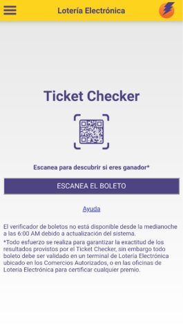 Lotería Electrónica Oficial для Android — скриншот 4