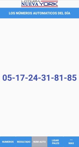 Loteria Nueva York для Android — скриншот 2