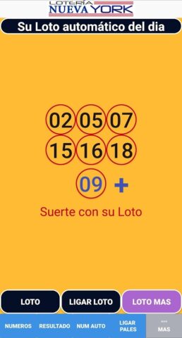 Loteria Nueva York для Android — скриншот 5