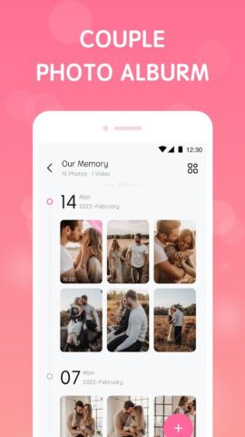 виджет любви-счетчик отношений для Android — скриншот 3
