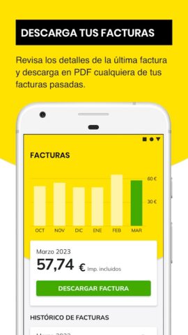 MASMOVIL — Área de cliente для Android — скриншот 3