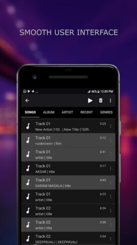 mp3-плеер для Android — скриншот 3
