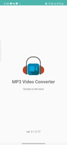 MP3 Video Converter для Android — скриншот 1