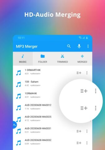 MP3-резак и слияние для Android — скриншот 2