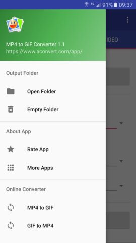 MP4 to GIF Converter для Android — скриншот 3