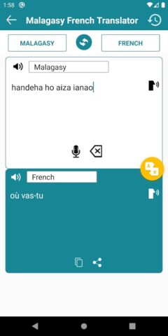 Malagasy French Translator для Android — скриншот 2