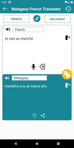 Malagasy French Translator для Android — скриншот 3