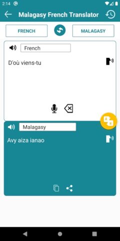 Malagasy French Translator для Android — скриншот 5