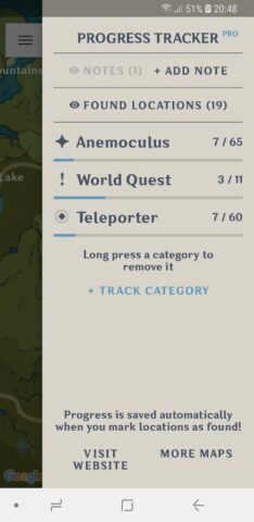 MapGenie: Genshin Impact Map для Android — скриншот 4