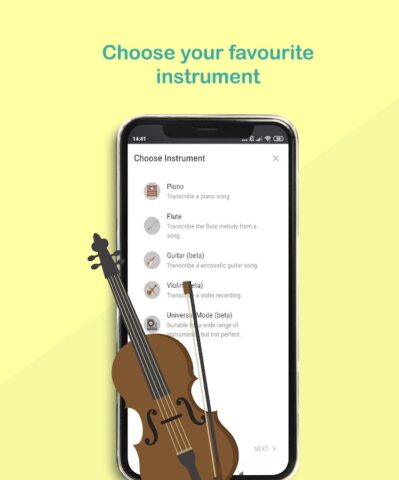 Melody Scanner для Android — скриншот 5