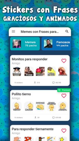 Memes con Frases para WhatsApp для Android — скриншот 3