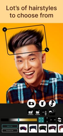 Men’s Hair app для iOS — скриншот 1