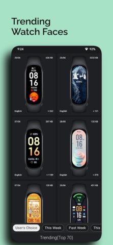 Mi Band 7 Циферблаты для Android — скриншот 3