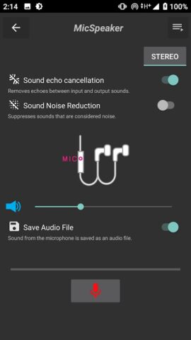 Микрофон и динамик ( Караоке ) для Android — скриншот 3