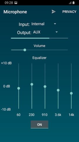 Микрофон для Android — скриншот 1