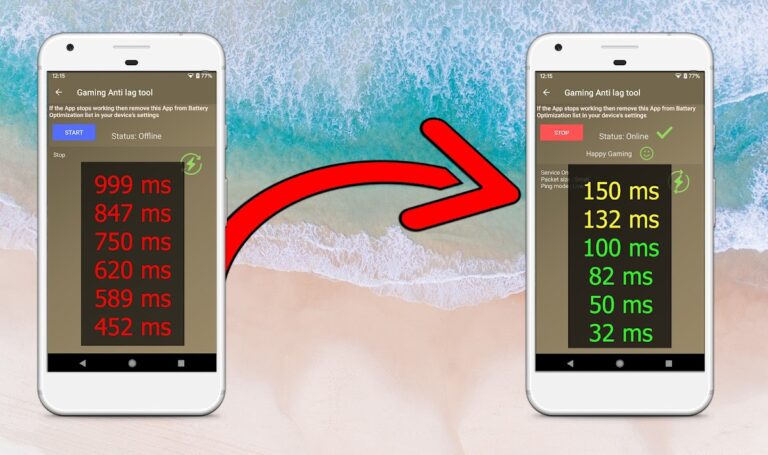 Мобильный Игровой Пинг для Android — скриншот 5