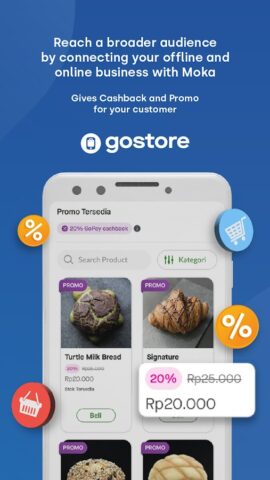 Moka POS — Aplikasi Kasir для Android — скриншот 2