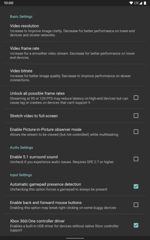 Moonlight Game Streaming для Android — скриншот 5