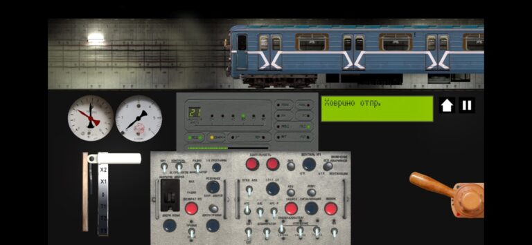 Moscow Metro Simulator 2D для iOS — скриншот 2