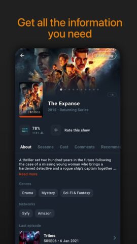 Moviebase: трекер фильмов — скриншот 3