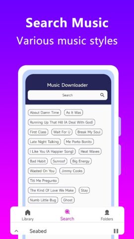 Music Downloader MP3 Download для Android — скриншот 2