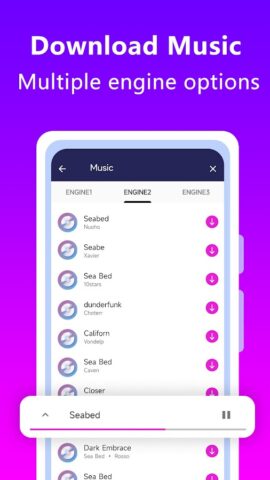 Music Downloader MP3 Download для Android — скриншот 3