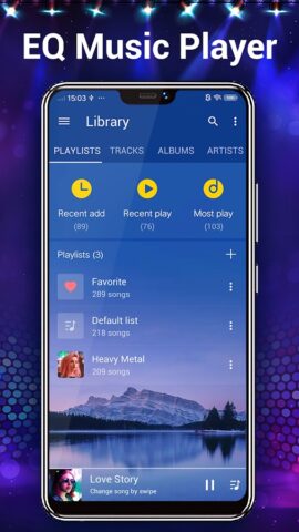 Музыкальный плеер — Музыка,MP3 для Android — скриншот 2
