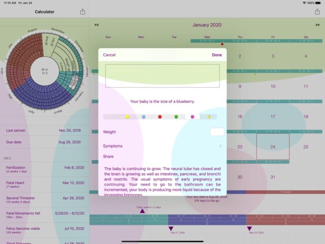 My Pregnancy Calendar для iOS — скриншот 5