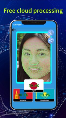 MyFace: Face Country Filter для Android — скриншот 2