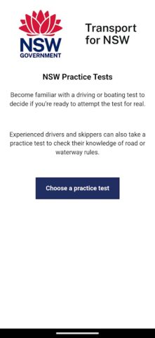 NSW Practice Tests для Android — скриншот 1