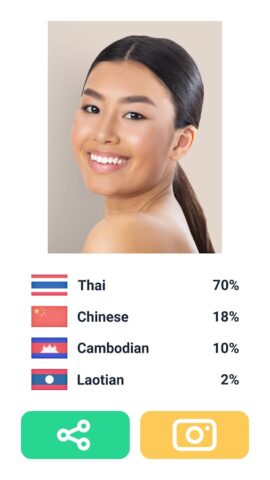 Национальность по Фото Сканер для Android — скриншот 4