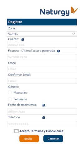 Naturgy Contigo для Android — скриншот 2
