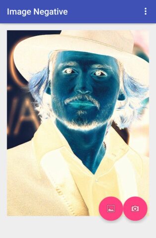 Negative Image для Android — скриншот 1