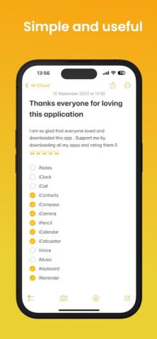 Note OS 26 — Phone 17 Notes для Android — скриншот 1